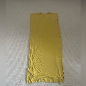 Free People Beach yellow maxi dress